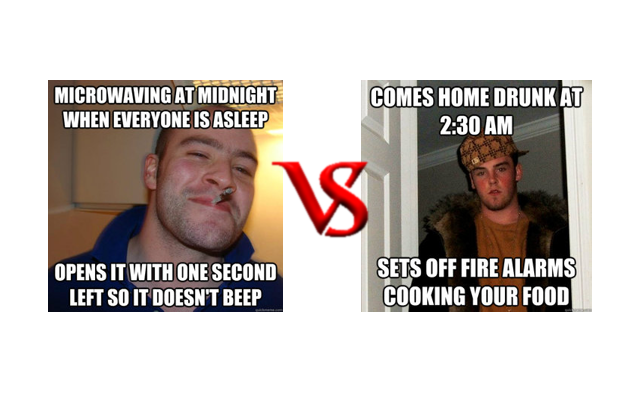 ScumbagSteve vs. GoodGuyGreg